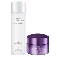 Missha Time Revolution 5X Essential Care Set 5.07 Oz Essence & 1.69 Oz Cream