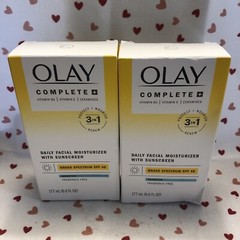 2x Olay Complete Daily Moisturizer SPF 40 Sensitive Fragrance Free 6fl Exp10/25