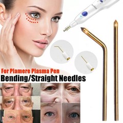 5 Pcs Fibroblast Plasma Pen Fading Spot Removal Tool Accessories Straight/Curved