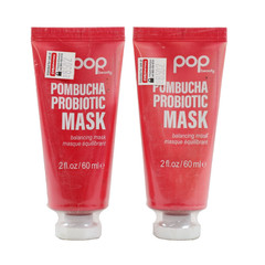 2 PACK Pop Beauty Pombucha Probiotic Face Mask Balancing Mask, 2 oz Each