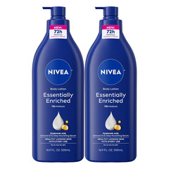 Essentially Enriched Body Lotion for Dry Skin, Pack of 2, 16.9 Fl Oz Pump Bottle