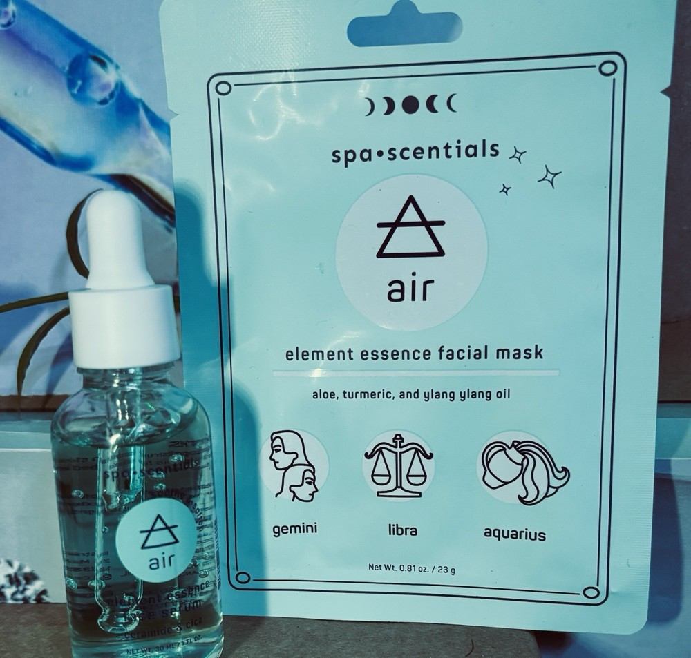 NEW Spa Scentials Elements Essence Water Serum Hydronic Acid & Aloe Vera