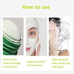 GREEN TEA Purifying Clay Mask Stick Facial Pore Acne Remover Deep Cleansing