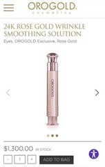 OROGOLD 24K Rose Gold Wrinkle Smoothing Solution 15g Cucumber Avocado Firming