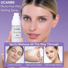 UCANBE Dewy Setting Spray for Makeup, Long Lasting Hydrating Make Up