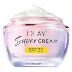 Olay Super Cream Sunscreen SPF 30 Moisturizer 1.7oz (FREESHIP)