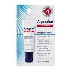 Aquaphor Lip Repair Ointment – Long-lasting Moisture to Soothe – .35 fl. oz
