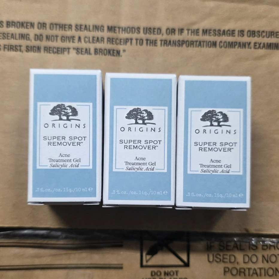 PACK OF 3 Origins Super Spot Remover Acne Treatment Gel Salicylic Acid 0.3 fl oz