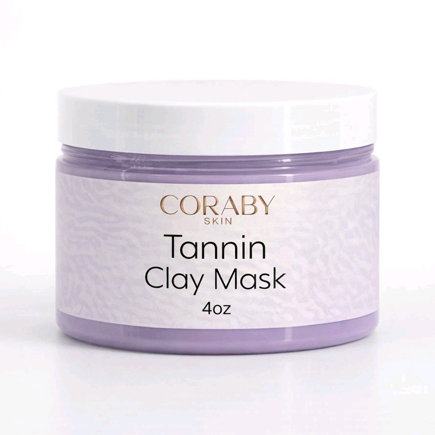 Coraby Skin Paraben-Free Clay Mask 4oz Peppermint Essential Oil