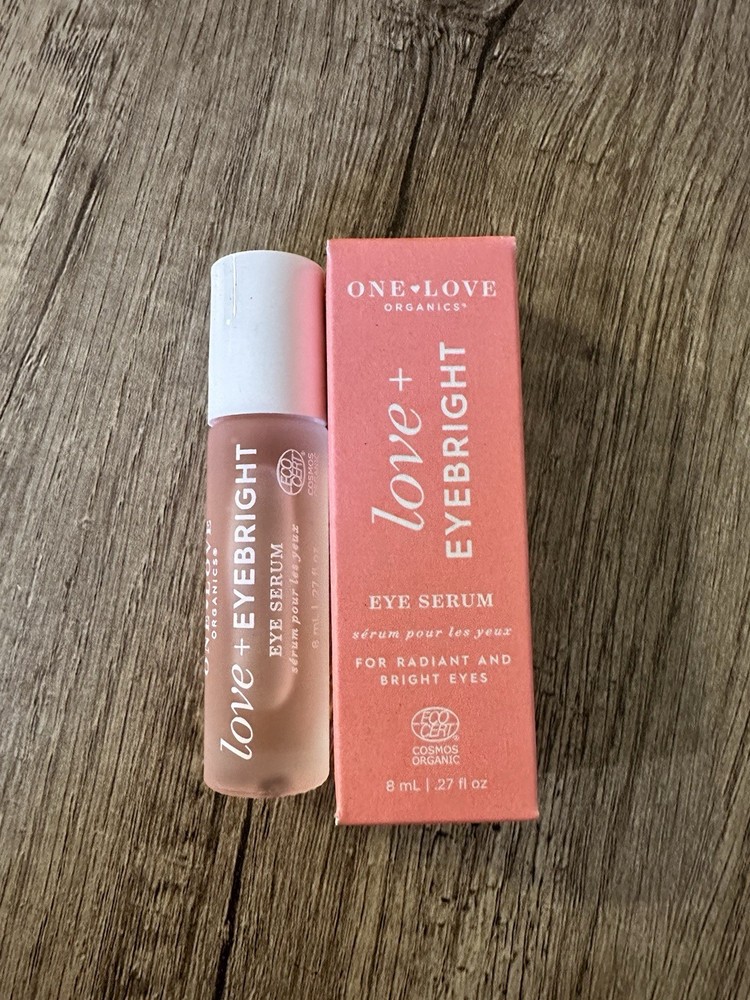 One Love Organics Love + Eyebright Eye Serum Exp 11/2025 0.27oz/8mL