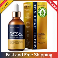 Vitamin C Face Serum 1 oz. – Hyaluronic Acid Vitamin E Aloe Anti Aging Skin Care