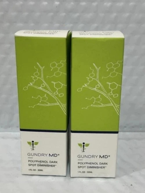 2x Gundry MD Polyphenol Dark Spot Diminisher Anti-Aging Serum 1oz Each (2 Pack)