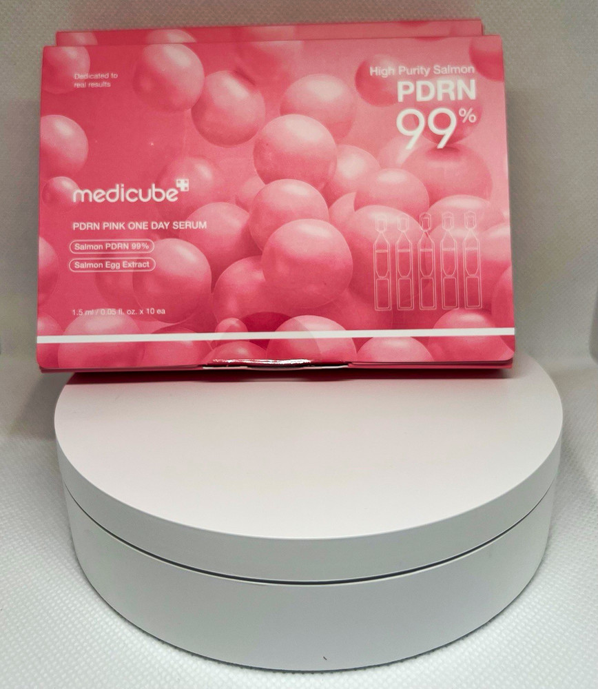 Lot of 2: medicube PDRN Pink One Day Serum High Purity Salmon PDRN 1.5mL x 10 x2