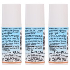 3 X PETER THOMAS ROTH SPF 45 SHEER TINT MOISTURIZER 0.17 OZ ~ New SAMPLE SIZE