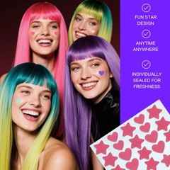 ZCJ Star Pimple Patches for Face – Cute Heart & 200 Count (Pack of 1)