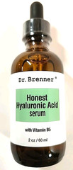 Dr. Brenner Honest Hyaluronic Acid Serum w/ Vitamin B5 Anti-Aging Skincare 2oz