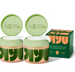 JiYu Renewal Toner Pads 100ct – 2-Bottle Set