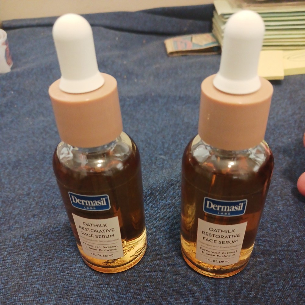 Dermasil Oatmilk Face Serum Fermented Oatmeal 1 fl oz u get 2 units