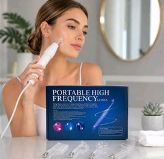 High Frequency Facial Skin Care Wand Machine Anti-aging Acne Hair Treatment Set