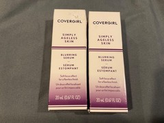 2 New Covergirl Simply Ageless Skin Blurring Serum Brand New