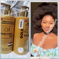 X 1 Pure Egyptian GOLD Maxitone Face & Body Lotion, 300ml 14days. All Skin👌👌