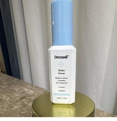 Dermasil Hydra Hydrating Face Serum Blueberry Extract Ceramides Pro-Vit B5 1.7oz