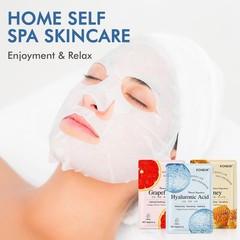 KONEUK 9 Pack Collagen Face Masks Skincare for Women, 1 Count (Pack of 9)