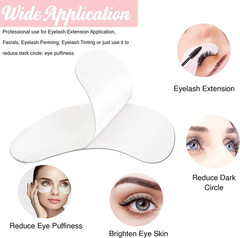 100 Pairs Natural Hydrogel Eye Gel Pads – Collagen and Aloe Vera Patches for un