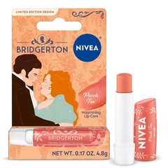 NIVEA Peach Tea Tinted Lip Balm with Shea Butter 0.17 Oz