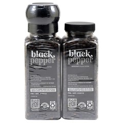 Kirkland Signature, Black Pepper with Grinder, 6.3 oz, 2-Count