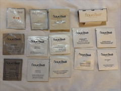 Natura Bisse Lot 20 Samples Cure Ceutical Oxygen Tensolift Stabilizing GlycoLine