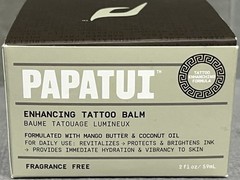 Papatui Tattoo Enhancing Balm Mango Butter Coconut Fragrance Free Oil The Rock