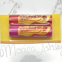 New Taste Beauty Starburst Candy Cherry & Strawberry Flavored Lip Balm Chapstick