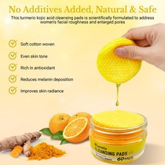 turmeric kojic acid cleansing pads