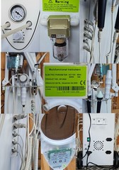 Yirenmei MultiFunction Facial Beauty Machine Steamer Mag Lamp Vacuum YM-NM1008