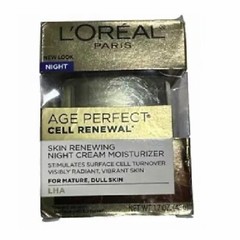 L&rsquo;Oréal Age Perfect Skin Renewing Night Cream Moisturizer ~ 1.7 fl oz