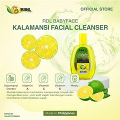 Glowing RDL Kalamansi Soap x Lime Facial Cleanser Package Skincare Oily Faces