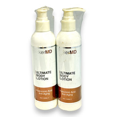 Becker-MD Ultimate Body Lotion Hyaluronic Acid Anti-Aging 8oz./240ml LOT OF 2