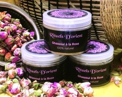 Ghassoul/Rhassoul Moroccan Musk Natural Clay& Roses 150ml FREE STANDARD SHIPPING