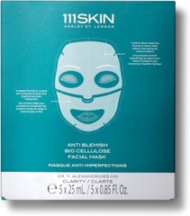 111skin Anti Blemish Bio Cellulose Facial Treatment Mask (5 Count) – new In…