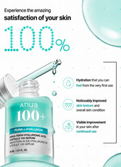 Anua PDRN Hyaluronic Acid 100 Serum 30ml Collagen Slow Aging Glow K-Beauty