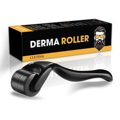 540 Titanium Derma Roller – Microneedle Micro Needle for Men and Black