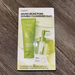 beplain Mung Bean Double Cleansing Duo Oil 200ml + Foam 160ml Green – Brand New