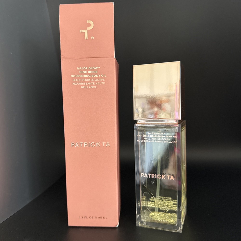 Patrick Ta Major Glow High Shine Nourishing Body Oil NEW 3.2 Oz 95 mL