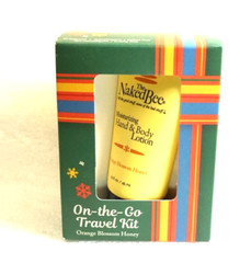 The Naked Bee Orange Blossom Honey On-the-Go Travel Kit Lotion Shampoo Cond Wash