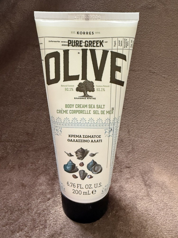 Korres Pure Greek Olive Body Cream Sea Salt 200 mL / 6.76 fl oz
