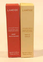 Lot of Laneige Lip Glowy Balm Berry Fruits & VANILLA 0.35oz 10g Full Size NEW