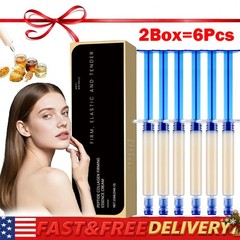 6Pcs Polypeptide Collagen Elastic Essence Cream Anti-Wrinkle Micro-Molecular 5ml