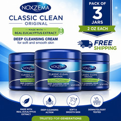 3 Pack – Noxzema Original Classic Clean Deep Cleansing Cream, 2 Oz ( 56g )