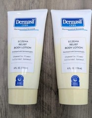 Dermasil Eczema Relief Moisturizing Body Lotion x2 – 6 oz Each